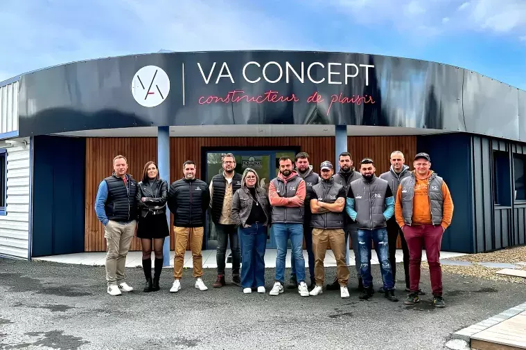photo de l'équipe VA Concept adhérent au Club Véranda Master
